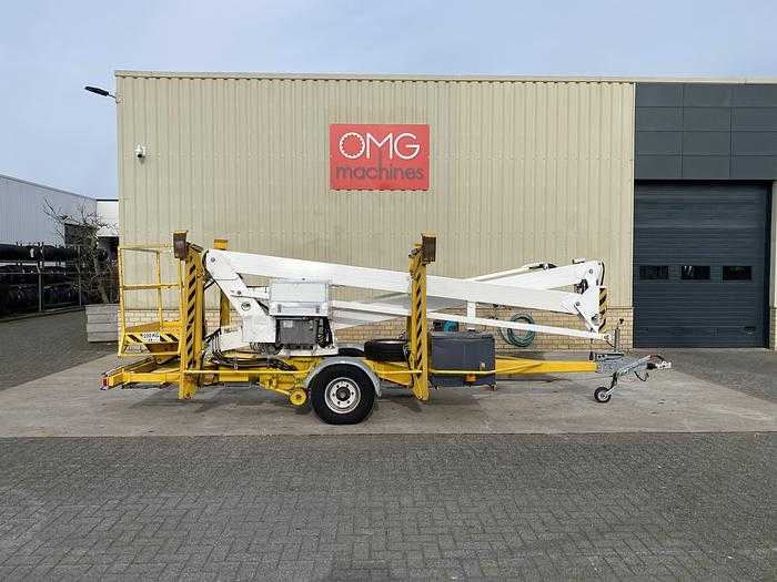 1999 Custers R17, Aanhangwagen hoogwerker, 17 meter