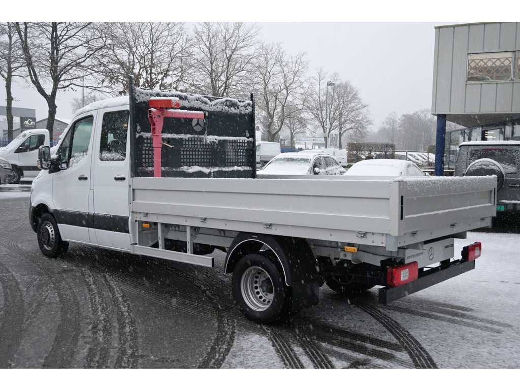 Mercedes-Benz Sprinter 519 CDI DC L3 Open laadbak Lier/kraan, Geveerde stoel, MBUX navigatie
