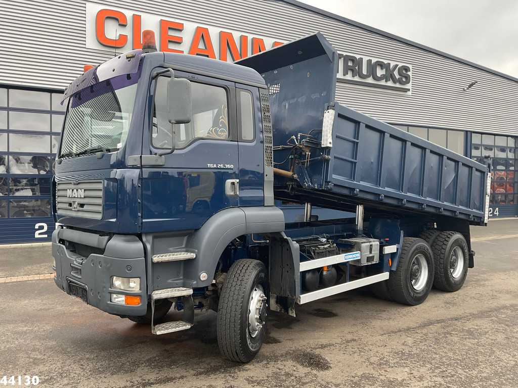 Man TGA 33.363 6x6 Kipper 12m³ Manual Full steel