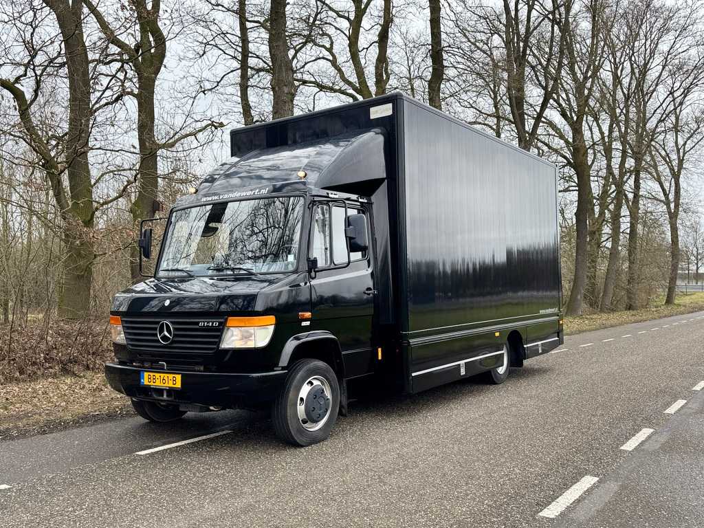 Mercedes-Benz Vario 814D Bakwagen / Camper / Foodtruck / Raceteam met Achter sluitklep Euro2 Origineel 173DKM 2001 Zeer Net APK 2-2026