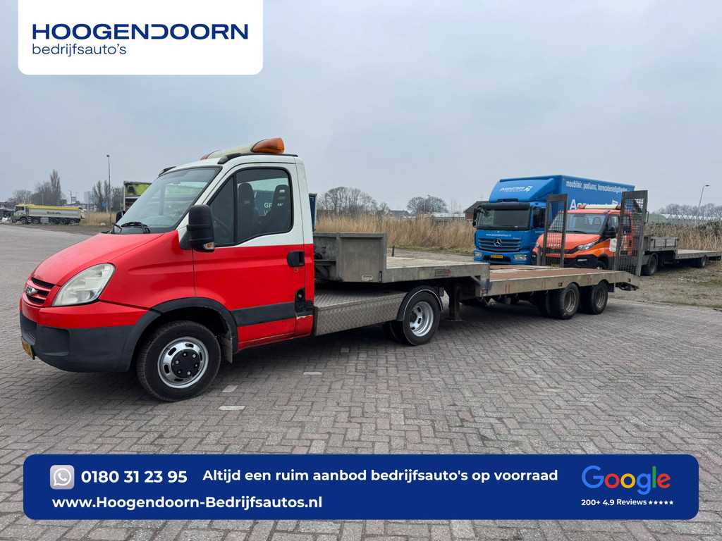 Iveco Daily 40C18 3.0 WB 300 cm BE-Trekker + Trailer = Compleet