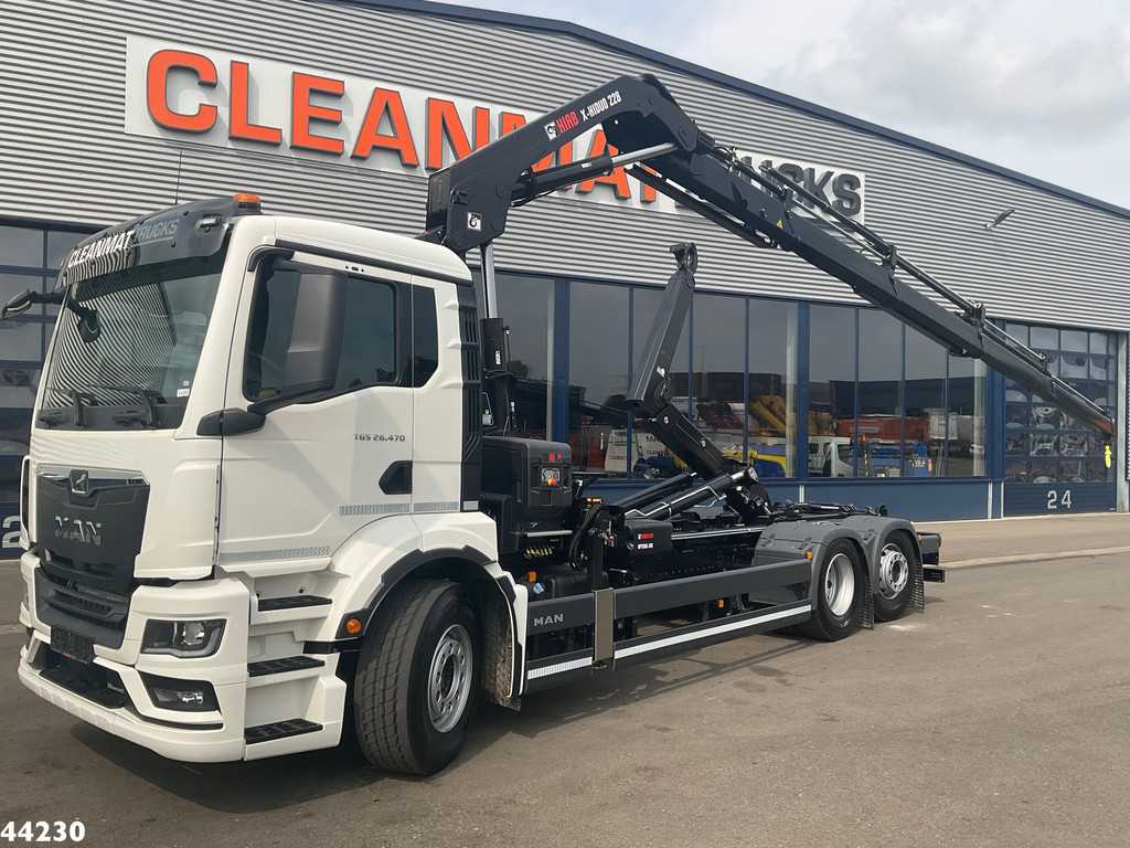 Man TGS 26.470 Hiab 22 Tonmeter laadkraan NEW AND UNUSED!