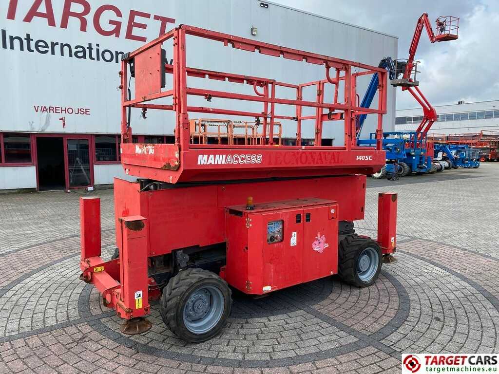 Manitou 140SC Diesel 4x4 Scissor Work Lift 1412cm
