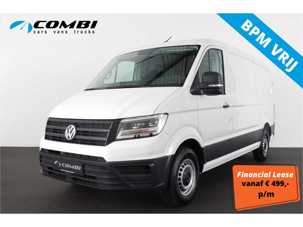 Volkswagen Crafter 35t 2.0 TDI L3H2 > BPM vrij!\Camera/cruise control/Apple Carplay/Android Auto/parkeersensor voor en achter Lease ook mogelijk!