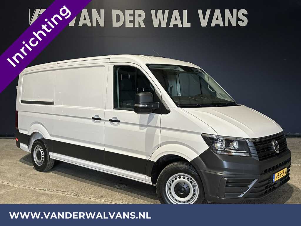 Volkswagen Crafter 2.0 TDI 141pk L3H2 L2H1 inrichting Euro6 Airco | Camera | Apple Carplay | Android Auto Parkeersensoren, Bijrijdersbank, 3000kg trekvermogen