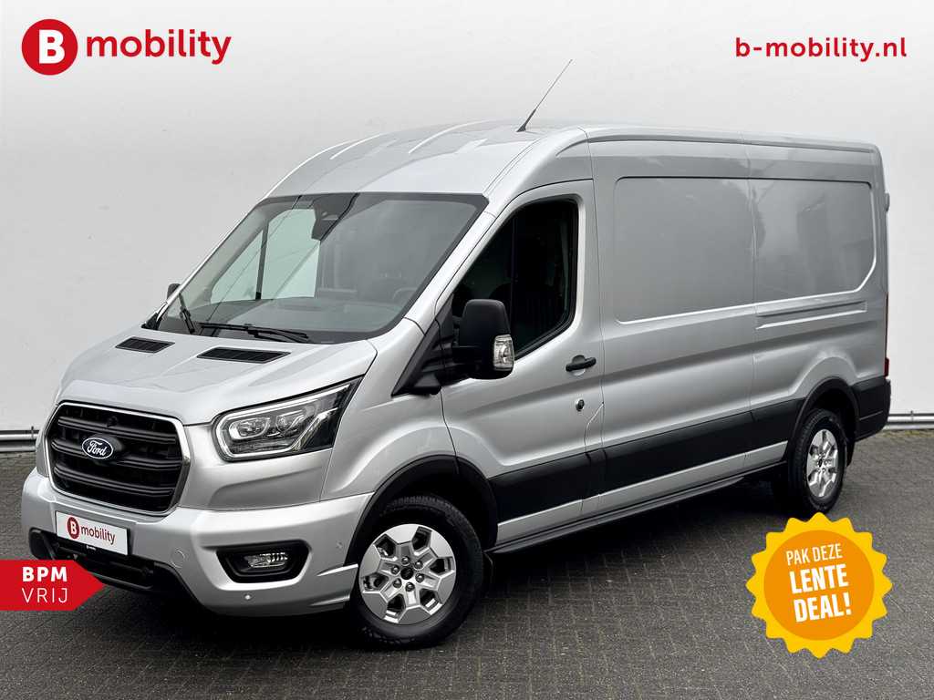 Ford Transit 350 2.0 TDCI 165PK L3H2 Limited Automaat Luchtvering | UNIEK* | Trekhaak 2.800kg | Rondomzicht Camera | Apple CarPlay