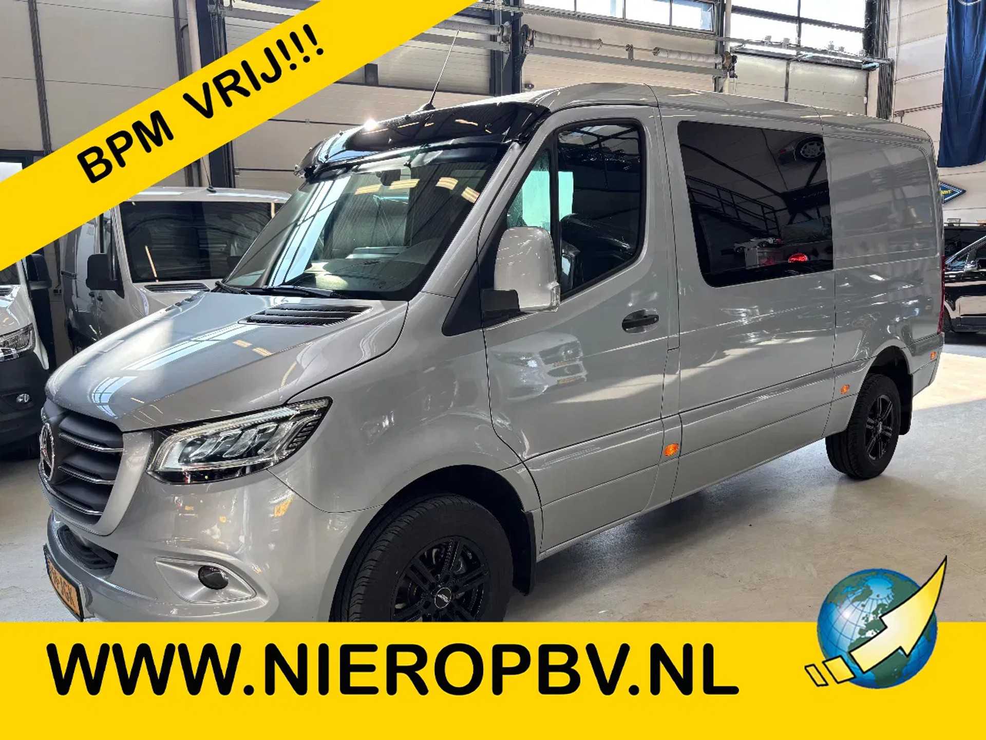 Mercedes-Benz Sprinter 319CDI L2H1 Dubbelcabine Automaat Airco Navi Cruisecontrol Leer Xenon NIEUW BPM VRIJ
