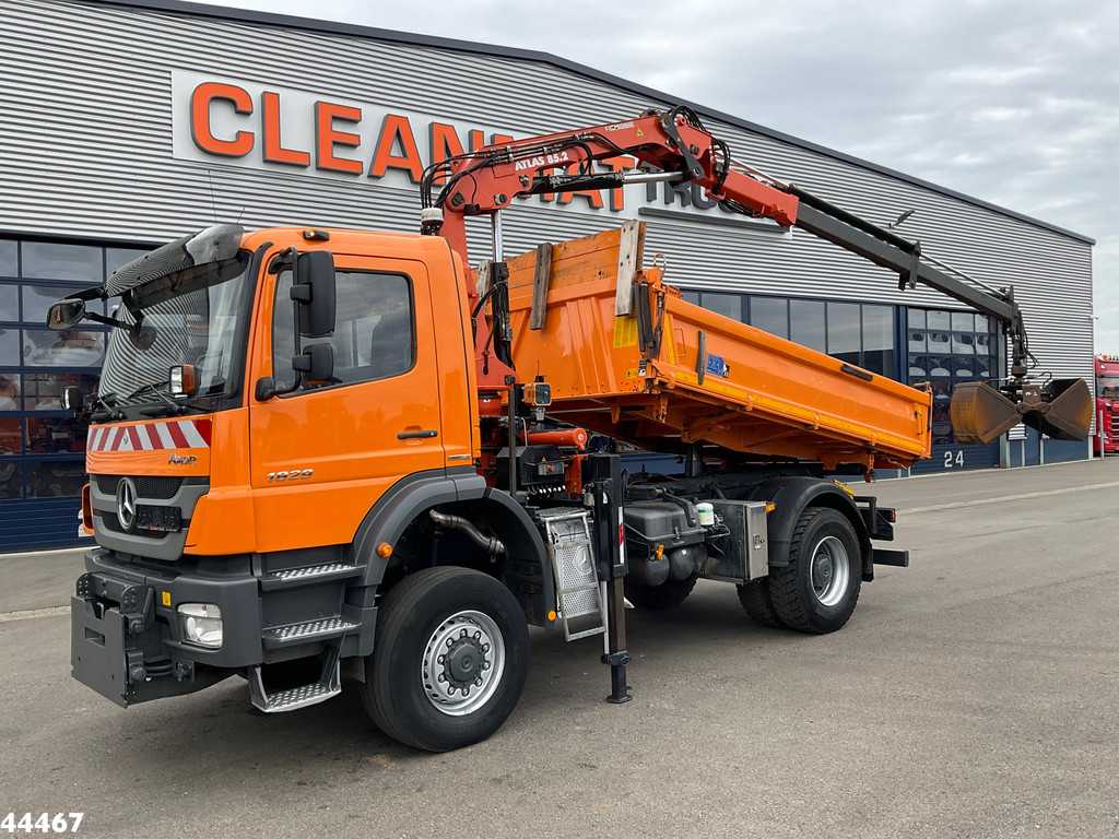 Mercedes-Benz 1829 AK 4x4 Atlas 8,5 Tonmeter laadkraan Manual Full steel