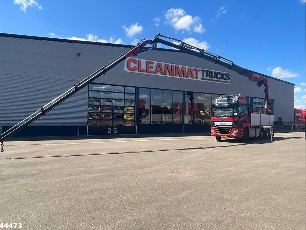 DAF FAQ CF 510 8x2 Euro 6 HMF 40 Tonmeter laadkraan + Fly-JIb