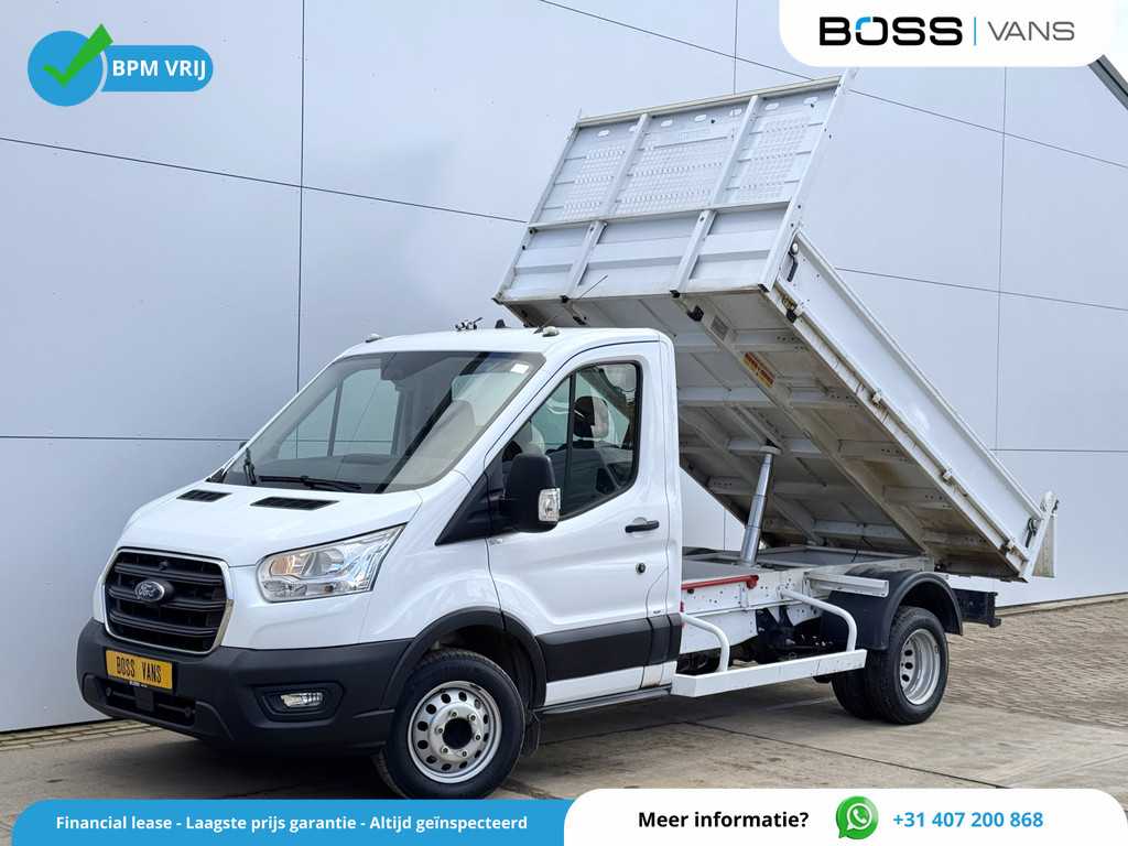 Ford Transit 170pk Kipper Dubbellucht Airco 3,5t Trekhaak Tipper