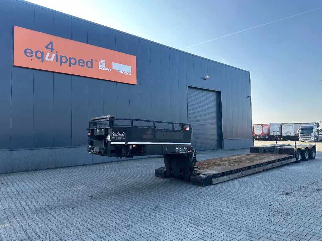 Nooteboom EURO-54-03, afneembare nek, vloerhoogte 52cm, 2.74m breed, hydr. geveerd/gestuurd, gieksleuf, APK