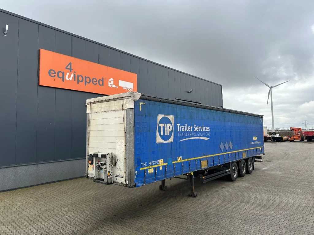 Schmitz Cargobull TOP: 80% tires, disc, stakepots, galvanized, XL,Huckepack, 2 x22 vert. al. planks, NL, APK: 06/25, 227.019km, more available