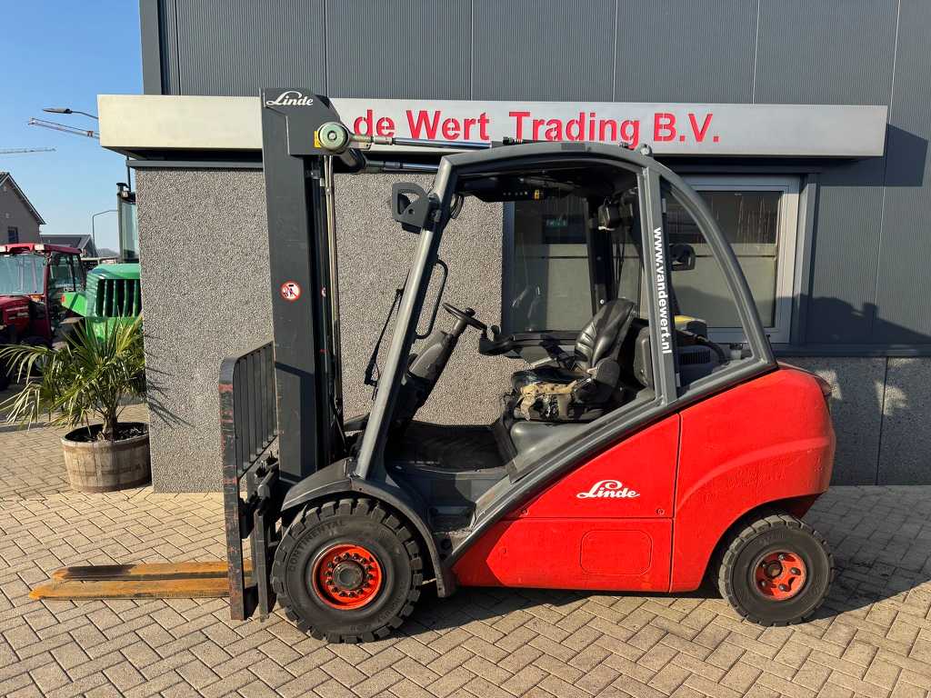heftruck LINDE H35D triplo550 freelift sideshift 2007 VW DIESEL
