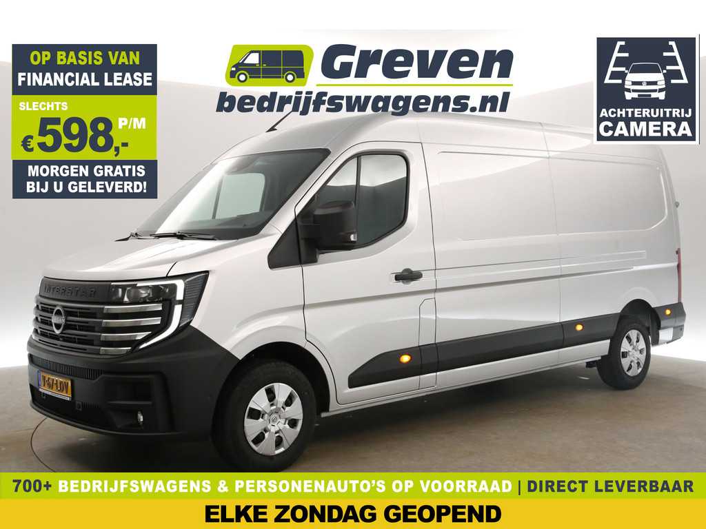 Nissan Interstar 2.3 dCi L3H2 N-Connecta | NIEUW | BPM VRIJ | 150PK LED Camera Carplay Clima Cruise Navi 3 Persoons PDC