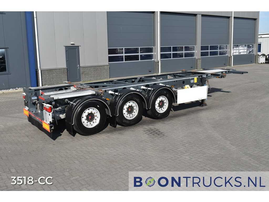 LAG O-3-CC TANK CHASSIS | 20-30ft * 3580 Kg * ADR AT-FL * SAF / DISC * MOT 07-2025