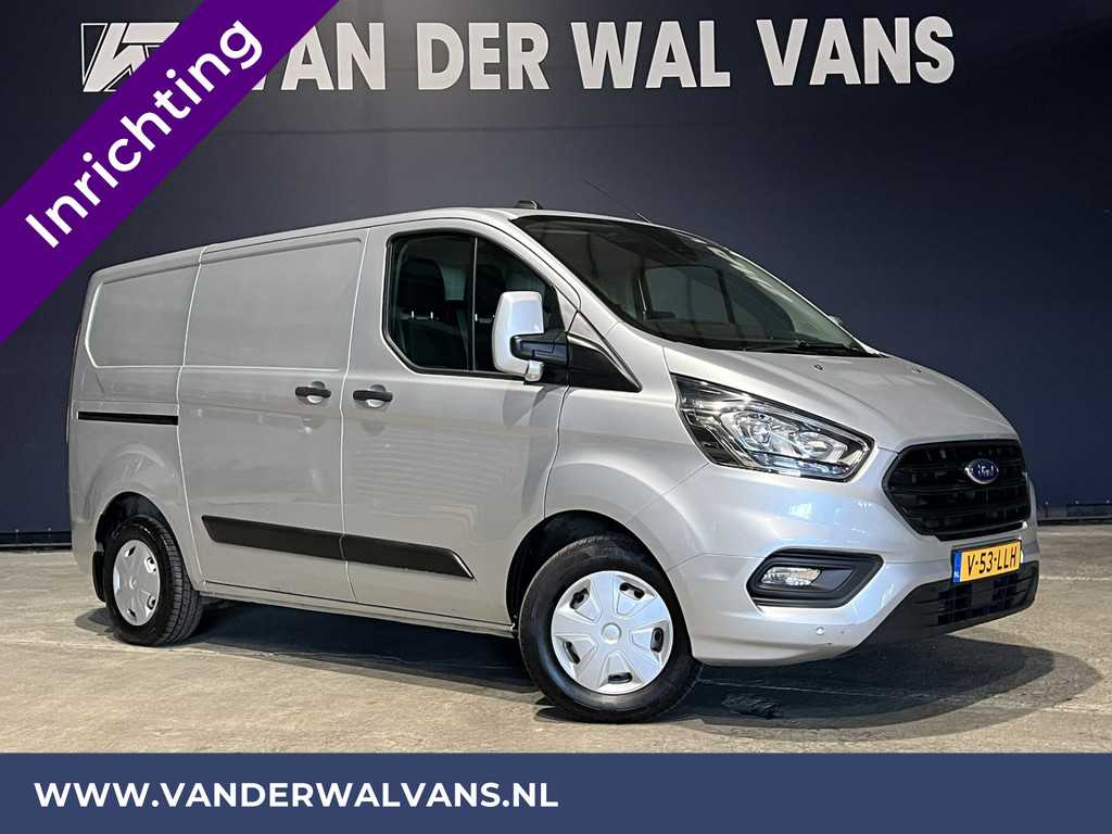 Ford Transit Custom 2.0 TDCI 130 pk L1H1 inrichting Euro6 Airco | Camera | LED | Apple Carplay | Cruisecontrol Parkeersensoren, Bijrijdersbank, 2500kg trekvermogen, stoelverwarming, verwarmde voorruit