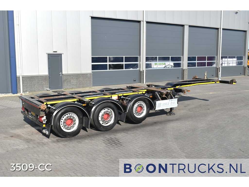 Pacton ET3 | 2x20-30-40-45ft HC * 2x EXTENDABLE * SAF / DISC * NL TRAILER