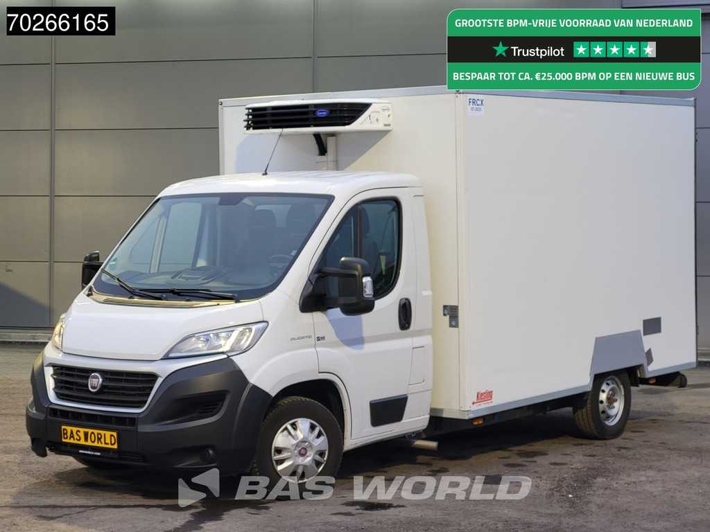 Fiat Ducato 150pk Koelwagen Vries Carrier Xarios 350 Stekker 220V Koeler Kühlwagen Vriezer 16m3 Airco