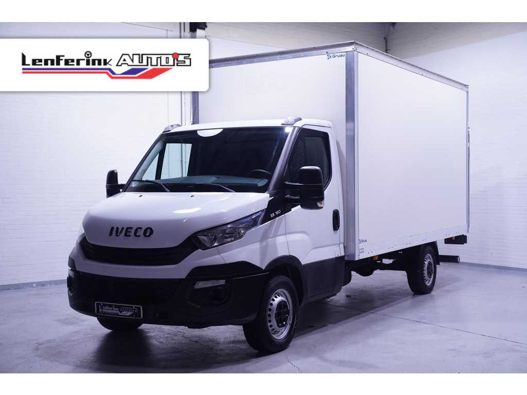 Iveco Daily 35S16 160 pk Bakwagen met Laadklep Sörensen Airco ECC, LxBxH 420x208x216 cm Nette Auto