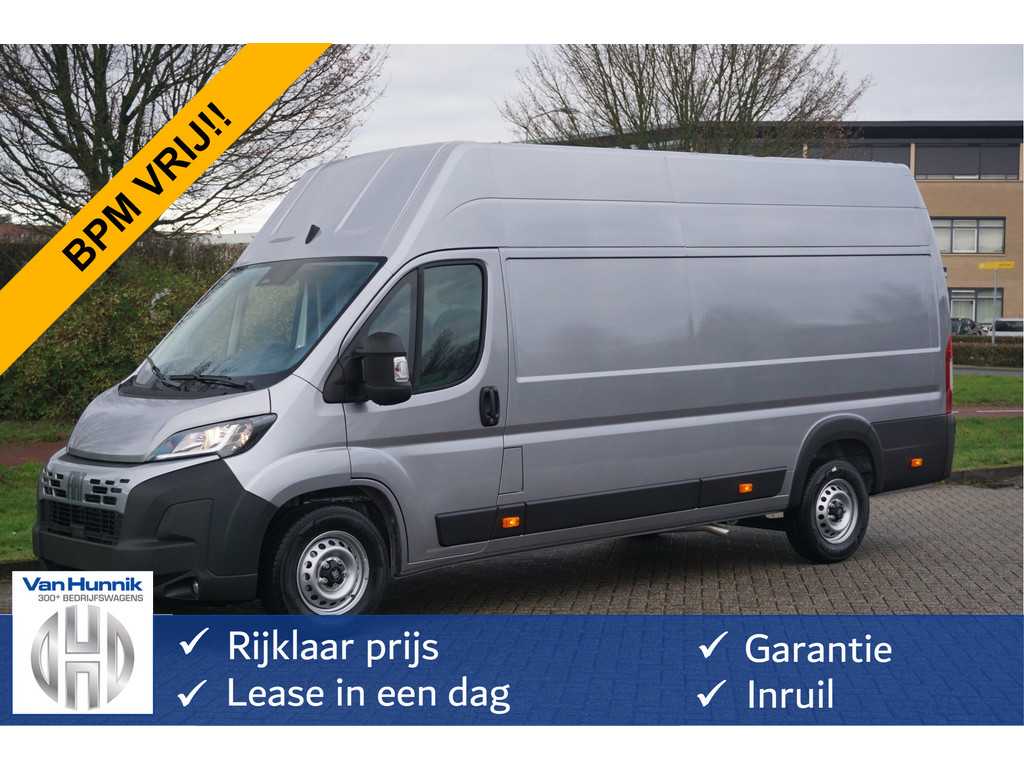 Fiat Ducato Maxi 35 2.2 180PK L4H3 EAT8 AUT BPM VRIJ!! Clima, 10" Navi, Camera, 270° Deuren!! NR. 134