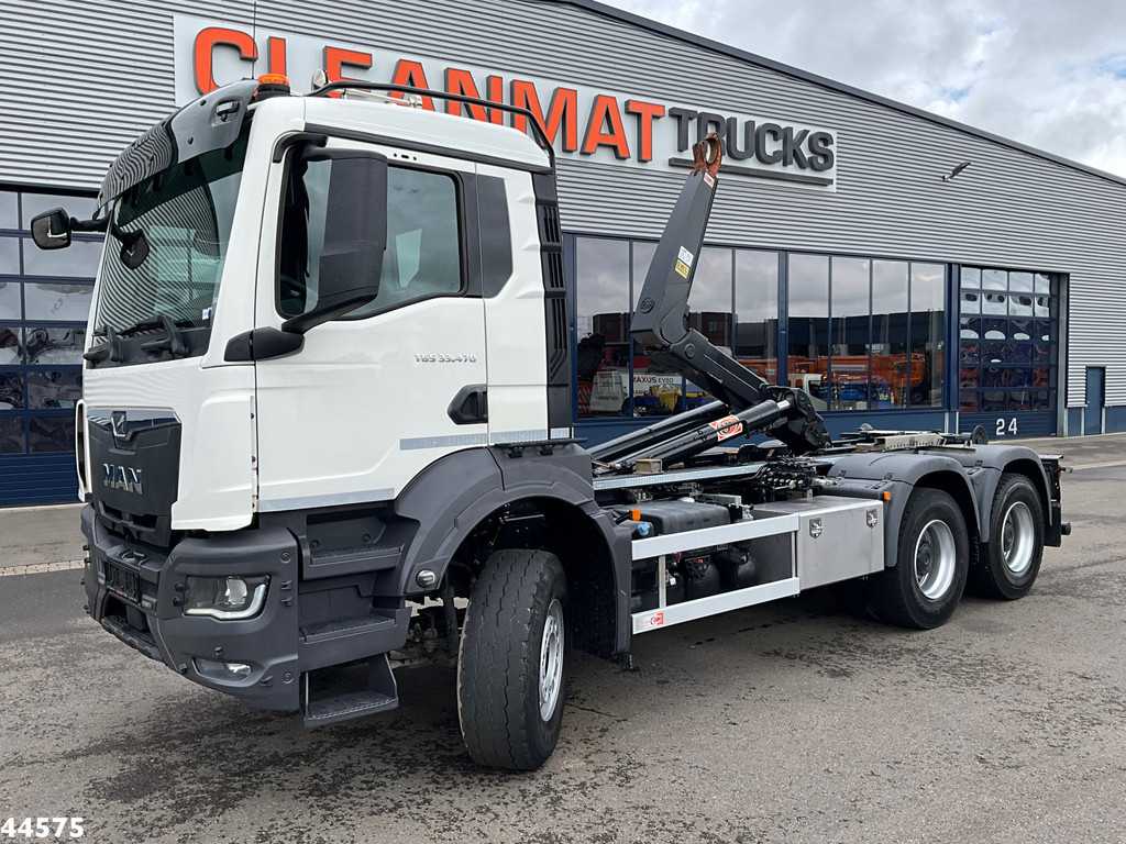 MAN TGS 33.470 6x4 Euro 6 Full Steel AJK 20 Ton haakarmsysteem