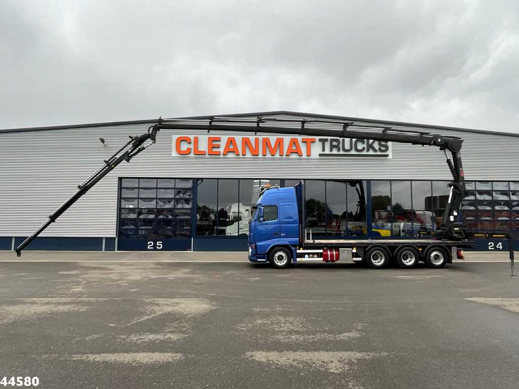 Volvo FH 520 8x4 Euro 5 Hiab 24 Tonmeter laadkraan + Fly-jib