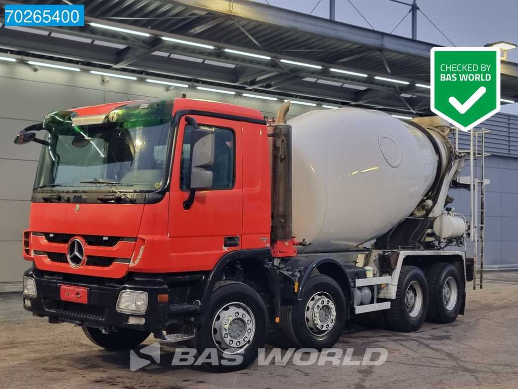 Mercedes Actros 3541 8X4 Big-Axle Steelsuspension 9m3 Mixer Euro 5