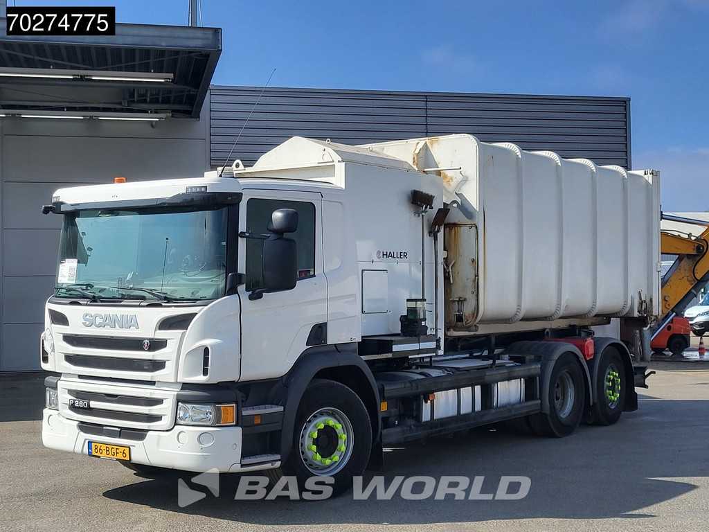 Scania P280 6X2 Zoeller Seitenlader Translift Lift+steering Axle Retarder Euro 6