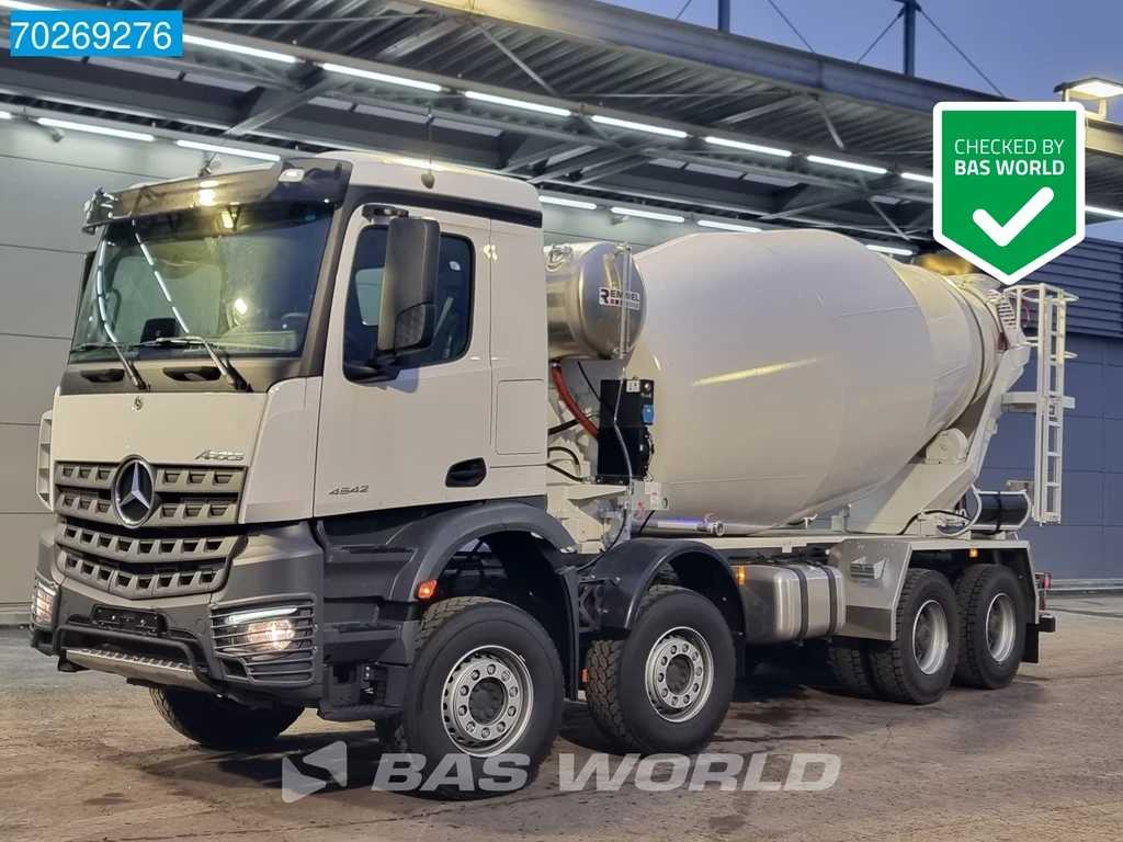 Mercedes Arocs 4542 8X4 12m3 Remmel mixer German Quality Big-Axle Euro 3