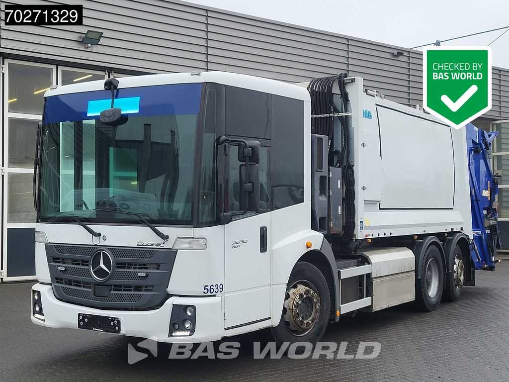 Mercedes Econic 2630 6X2 17m3 Joab Anaconda twin Lenkachse CNG Euro 6