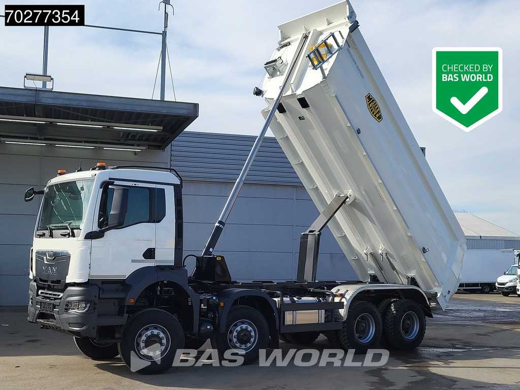 MAN TGS 41.480 8X6 20m3 Meiller Big-Axle Automatic Steelsuspension Euro 6