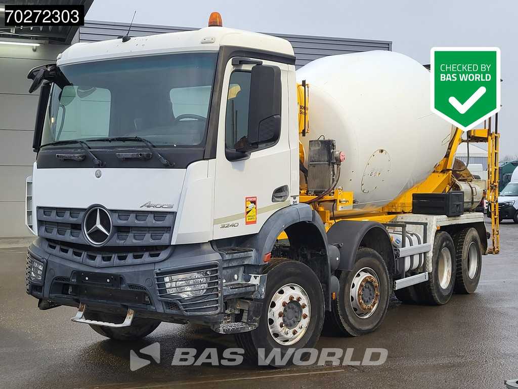Mercedes Arocs 3240 8X4 9m3 Schwing Stetter Automatic Steel suspension Euro 6