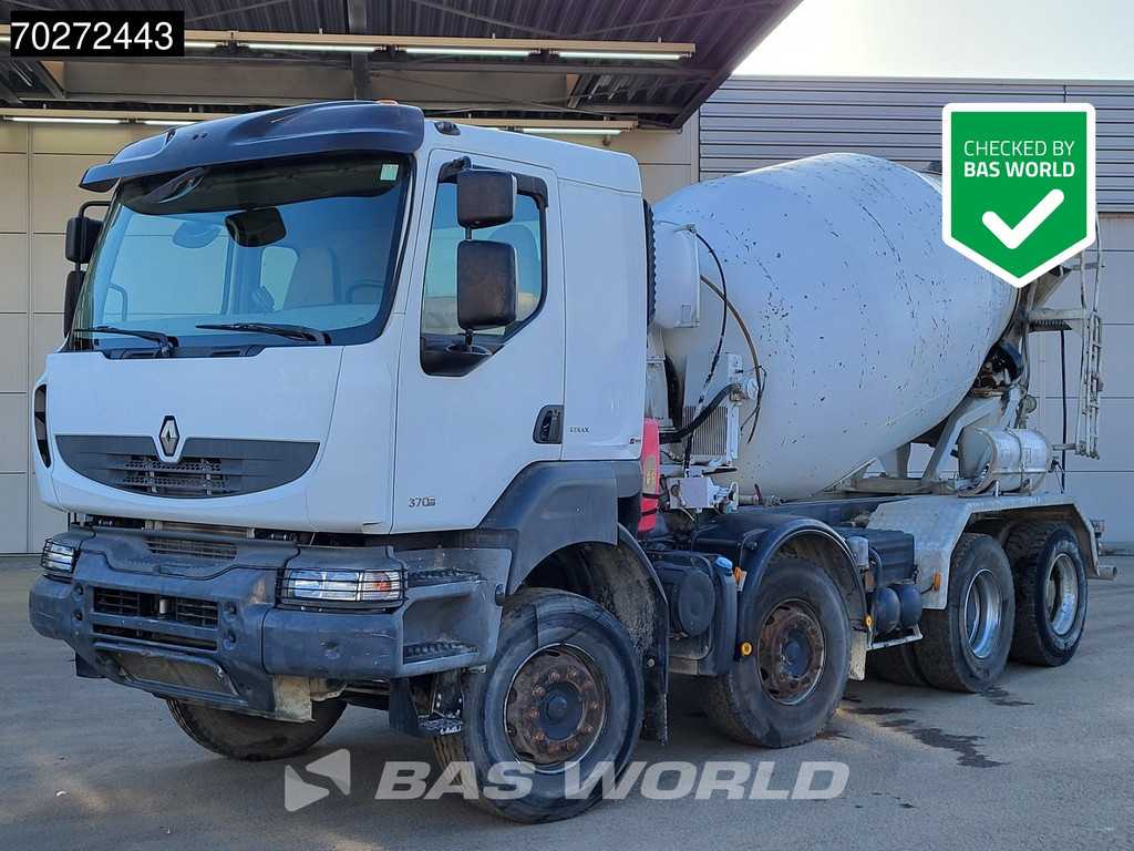 Renault Kerax 370 8X4 9m3 Mixer Manual Steelsuspension Euro4