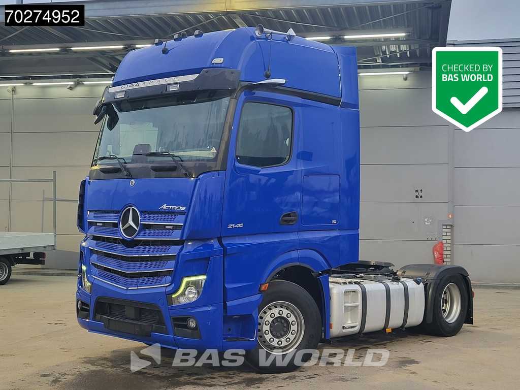 Mercedes Actros 2145 4X2 GigaSpace 2x Tanks MirrorCam Navi
