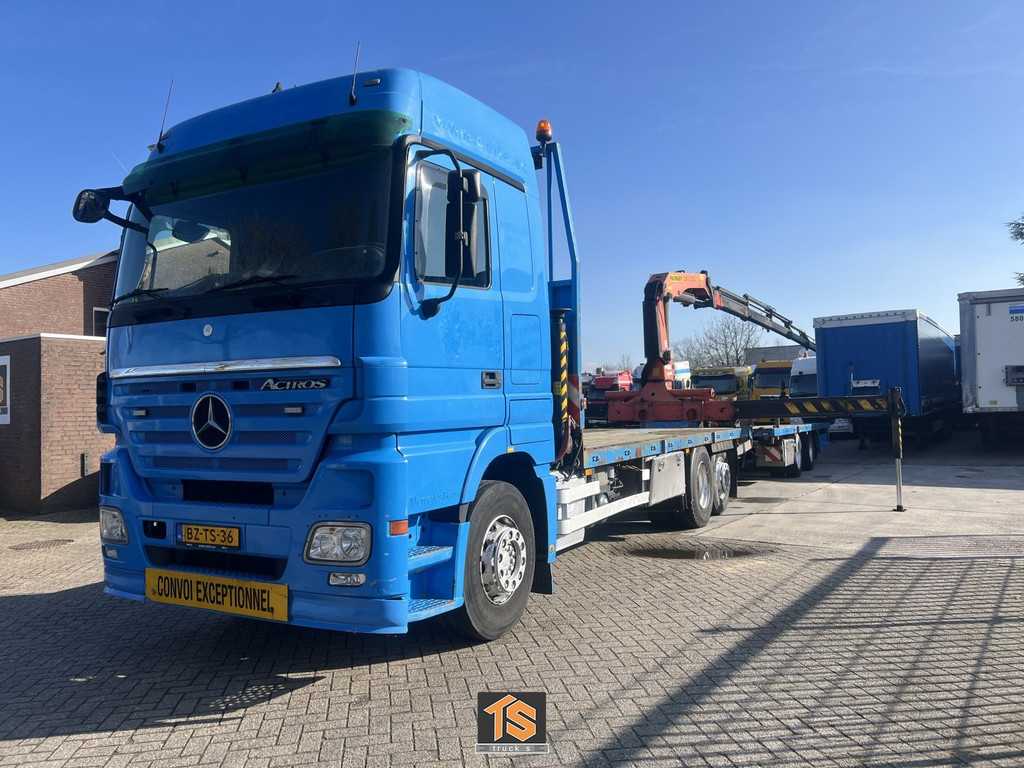 Mercedes-Benz ACTROS 2541 LENA PALFINGER 23001EH- E CRANE 23T/M REMOTE  - NL TOP TRUCK TS365740-A