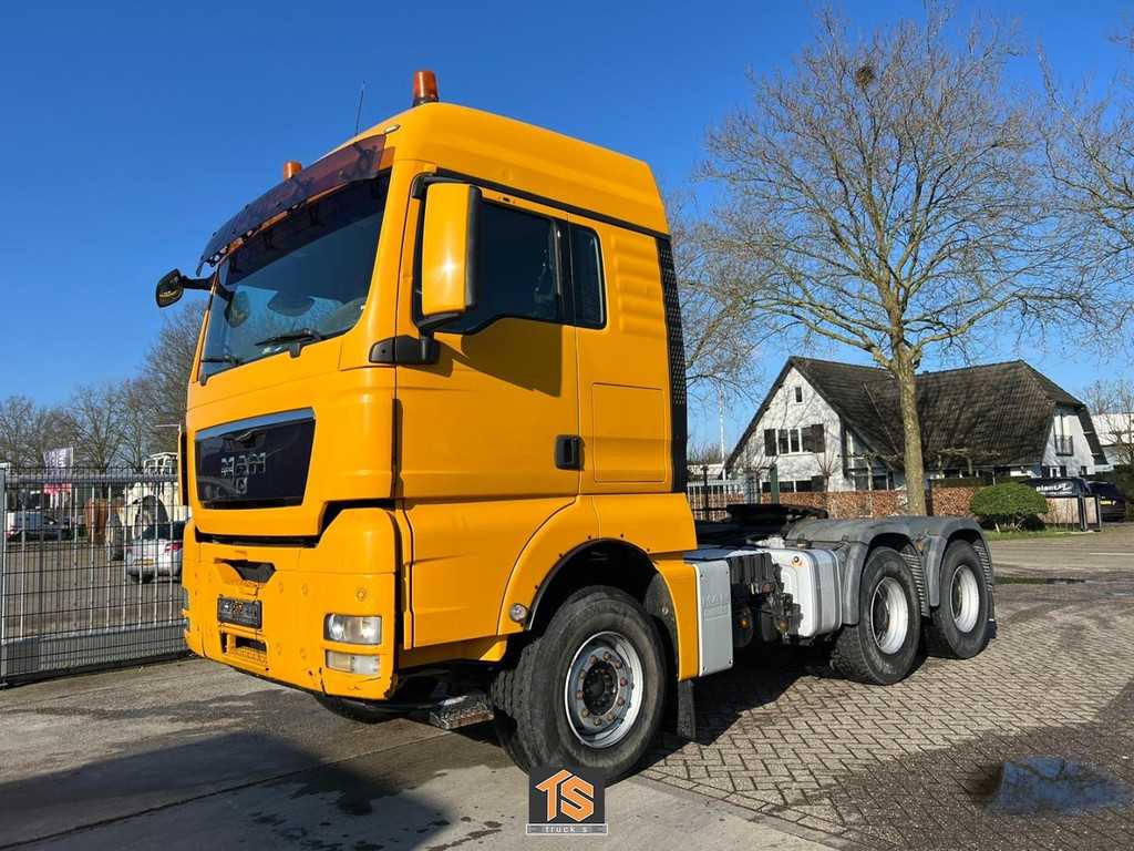 MAN TGX 26.540 6x4 EURO 5 - MANUAL - BIG AXLE/NAAFREDUCTIE - HYDRAULIC - BELGIUM TRUCK - TOP TS105584