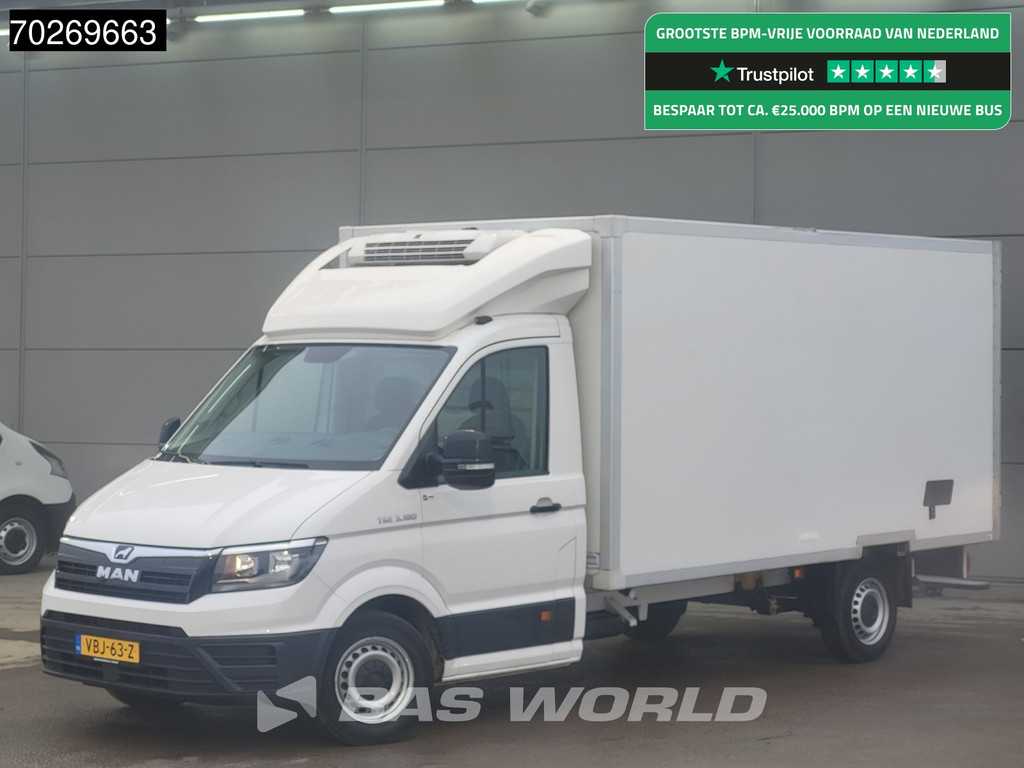 MAN TGE 3.180 Koelwagen Thermo King V300 MAX 220V Koeler Kuhlkoffer 15m3 Airco Cruise control