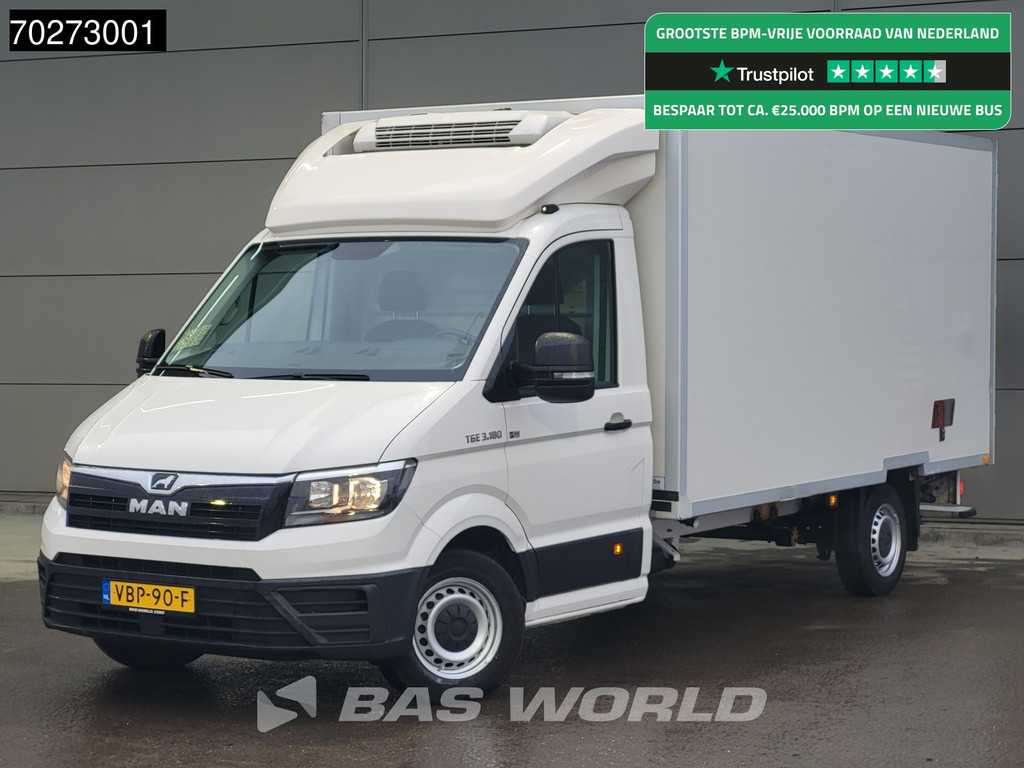 MAN TGE 3.180 Koelwagen Thermo King V300 MAX 220V Koeler Kuhlkoffer 16m3 Airco Cruise control