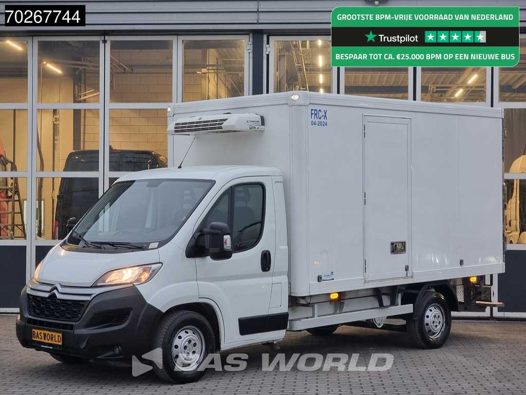 Citroën Jumper 130PK Bakwagen Koelwagen Vries Thermo King V-300 Max 230V stekker Koeler Kühlwagen Vriezer 15m3