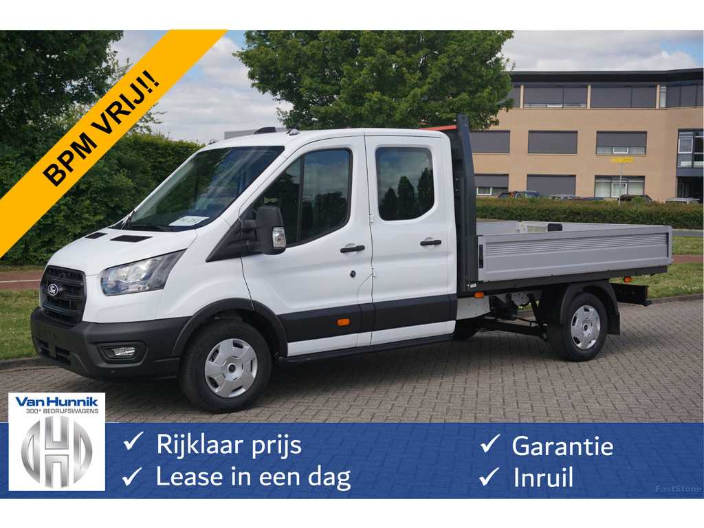 Ford Transit 350L 130PK Doka L3 BPM VRIJ!! 12" Sync4 Apple CP/Android A, Camera, Trekhaak!! NR. 251