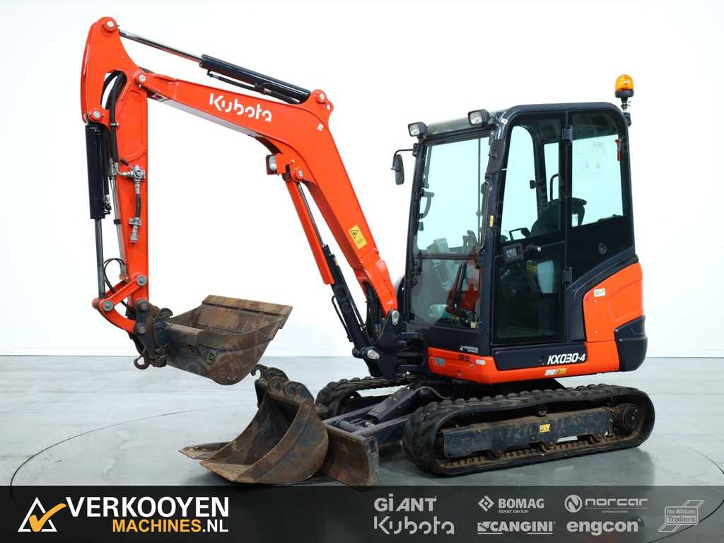 2019 Kubota KX030-4 VK9923 Minigraver