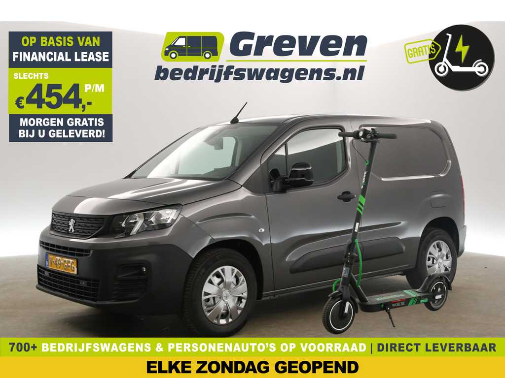 Peugeot e-Partner L1H1 50 kWh | GRATIS E-Step! | NIEUW | BPM VRIJ | Elektrisch | EMISSIEVRIJE ZONE | 136PK Airco Camera Cruise Carplay PDC DAB+ Stoelverwarming