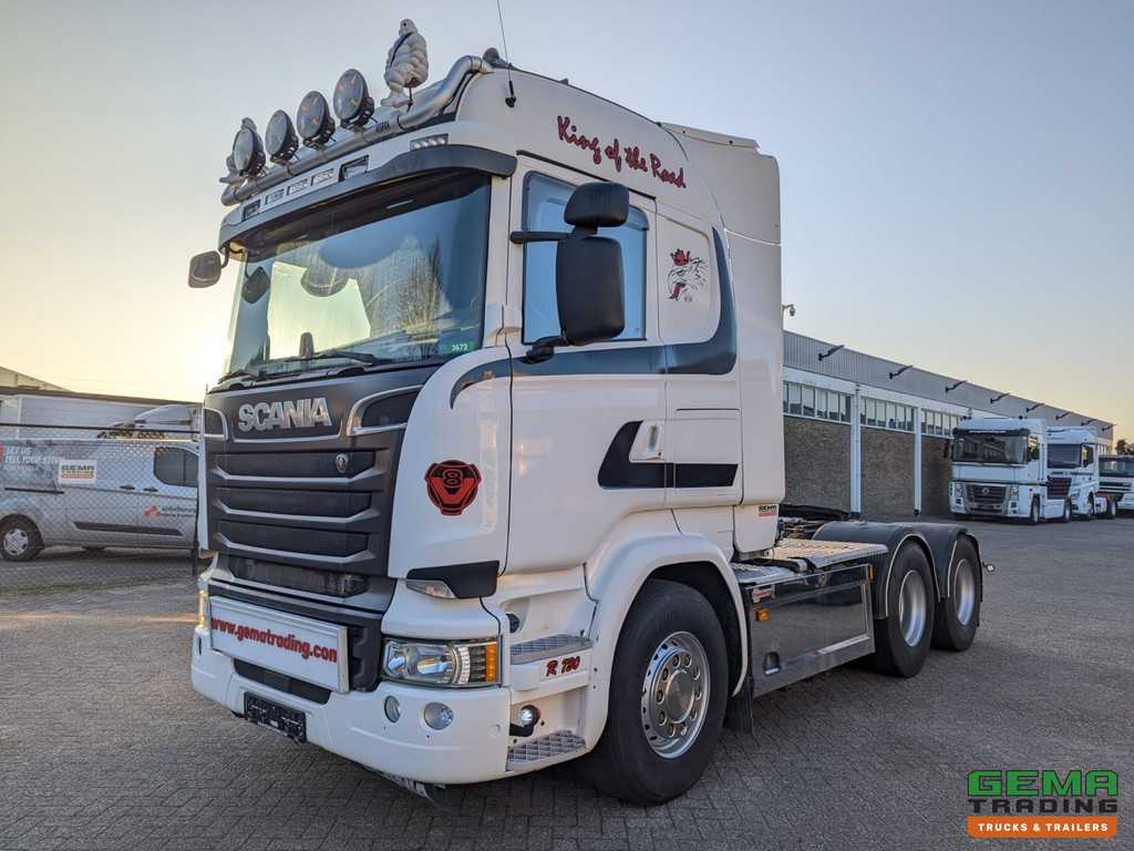 Scania R730 6x4 Highline Euro6 - V8 - Retarder - RVS Kist - Schuifschotel 3672