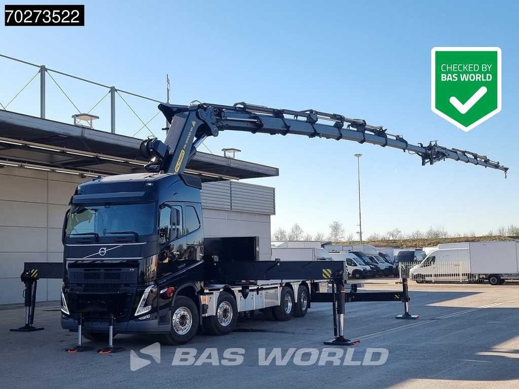 Volvo FH 500 8X2 Palfinger PK110002 SH Crane + Fly-Jib Winch VEB+ Euro 6