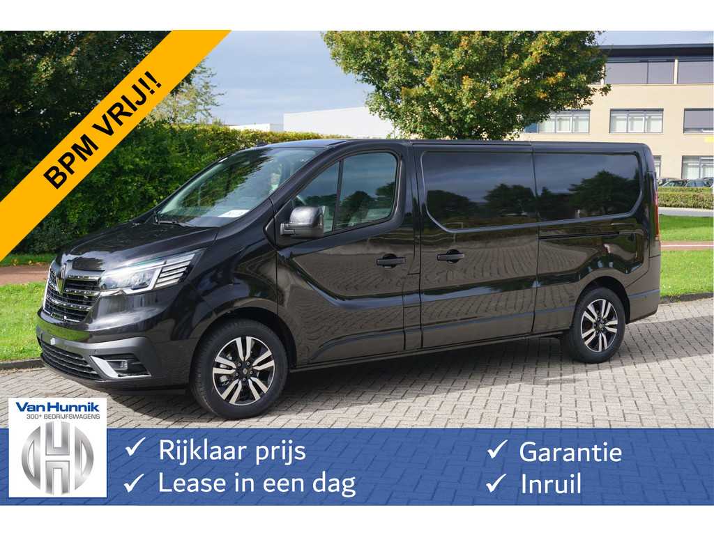 Renault Trafic 170PK L2H1 LUXE EDC AUT BPM VRIJ!! Navi, LM Velg, Betimmering, Trekhaak, 2x Schuifdeur!! NR. 147
