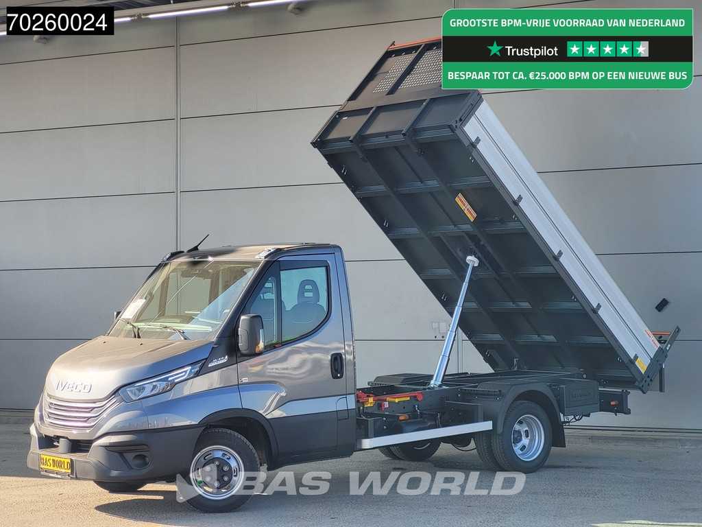 Iveco Daily 35C21 3.0L 210PK Automaat Kipper 2025 ACC Airco CarPlay Tipper Benne Kieper Airco