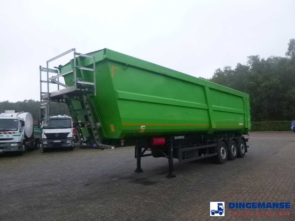 Schmitz Tipper trailer steel 58 m3 + tarpaulin