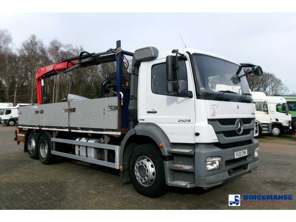 Mercedes Axor 2529 6x2 RHD + Fassi F110 crane