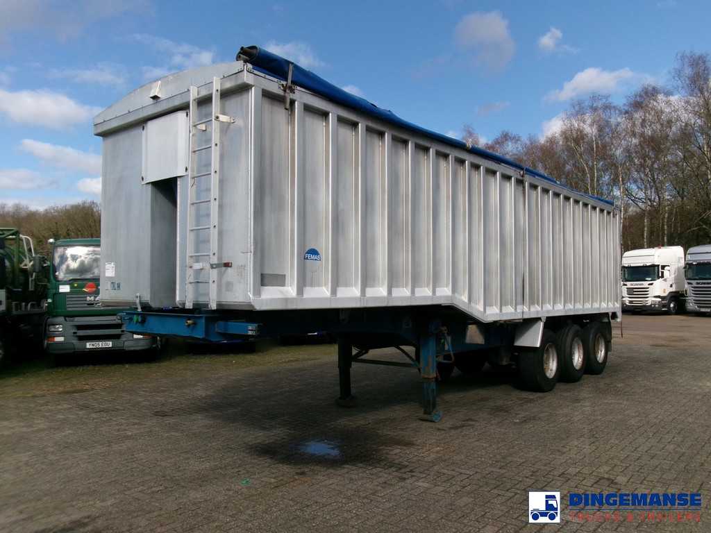United Trailers Tipper trailer alu 52 m3 + tarpaulin