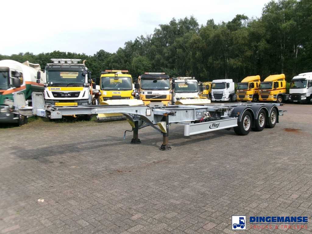 Fliegl 3-axle container trailer 45 ft
